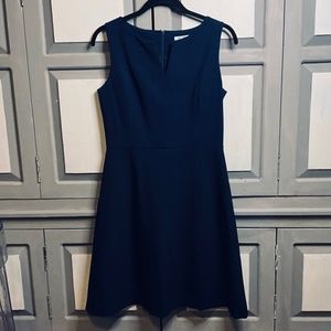 Navy Blue OF Mercer of New York Knee length sleeveless dress